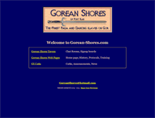Tablet Screenshot of gorean-shores.com